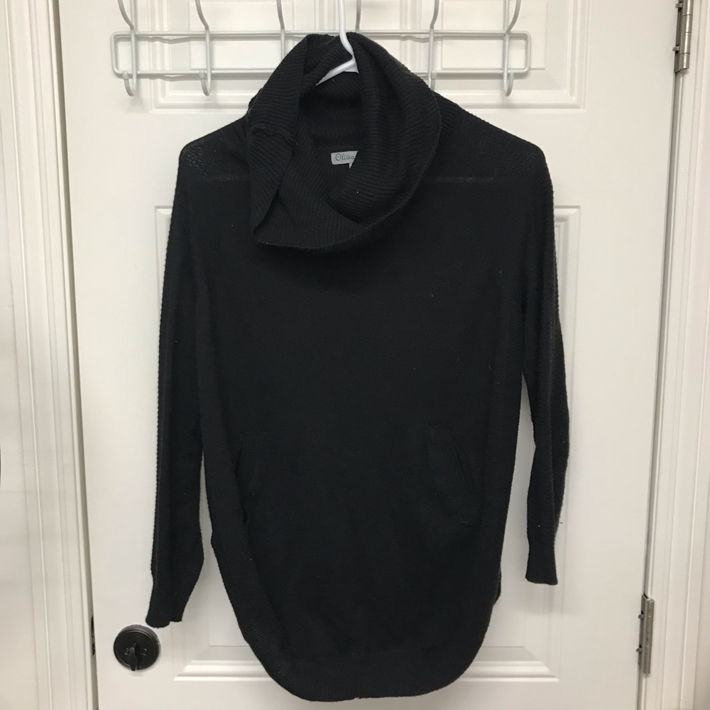 Nordstrom Black turtleneck sweater